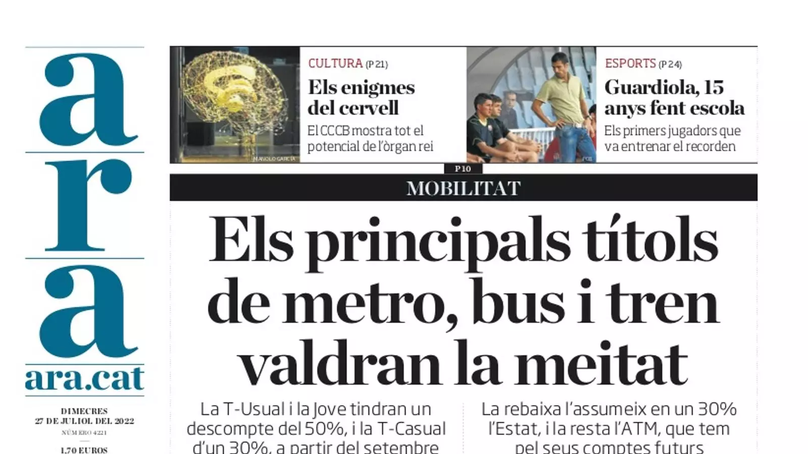 portada ara 27/07/22