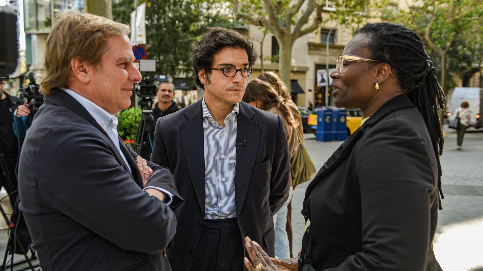 The secretary general of the Vox group in Congress, José María Figaredo, this Friday in Barcelona.