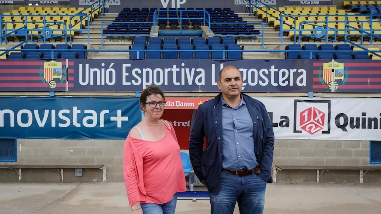 Isabel Tarragó i Joan Pau Pérez al Municipal de Palamós