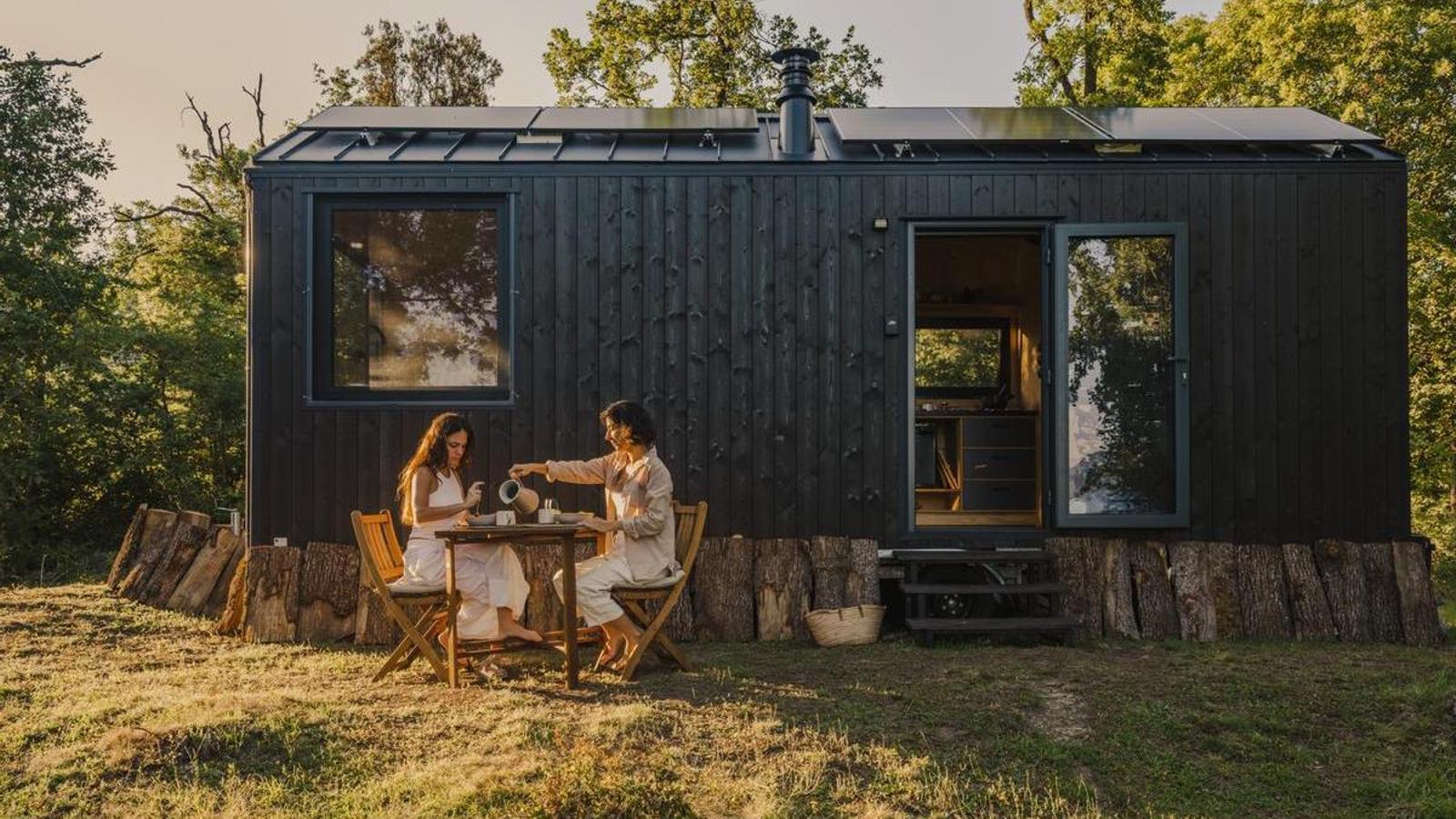 One of the cabins in the Unplugged Cabins project.