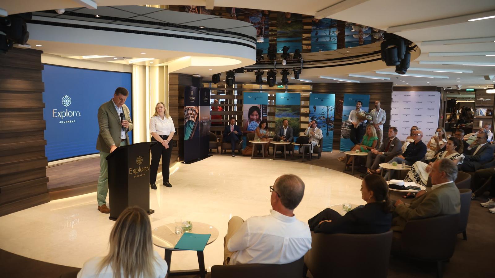 The Minister of Tourism, Jaume Bauzà, has gotten to know the Explora III up close, which the shipping company MSC describes as ultra-luxury.