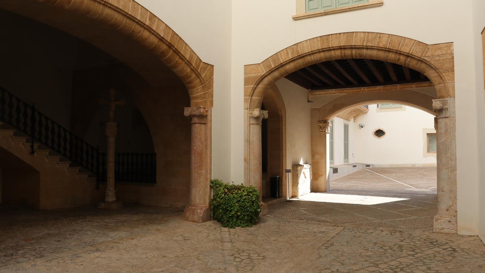 El pati del Museu de Mallorca.