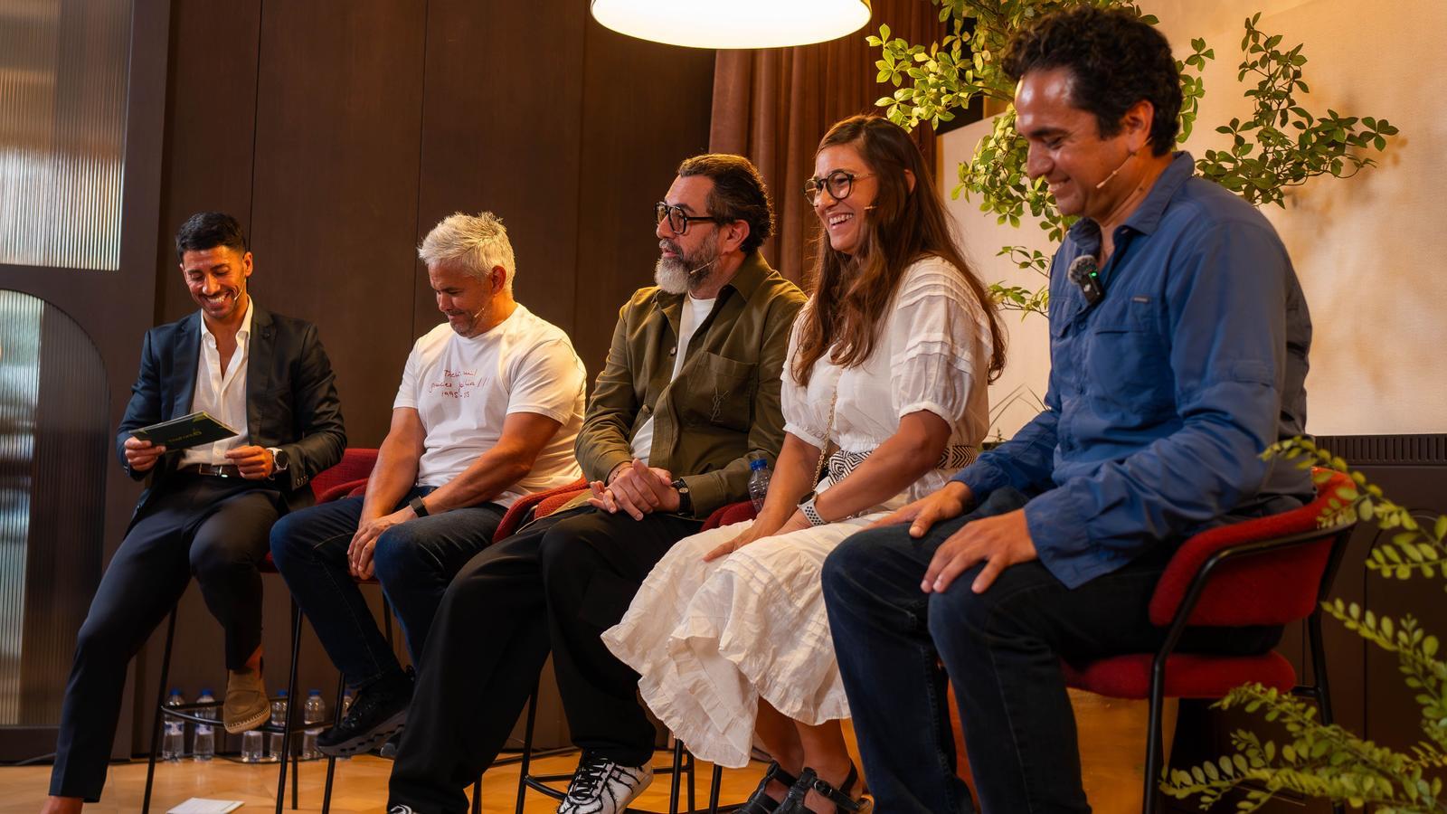 Nandu Jubany, Rafa Zafra, Carlota Claver and Gary Lempén, in the event moderated by The Fork.
