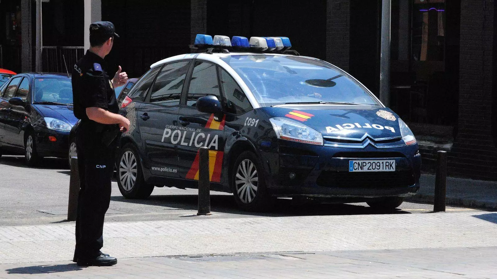 Una patrulla de la Policia Nacional en una imatge d'arxiu