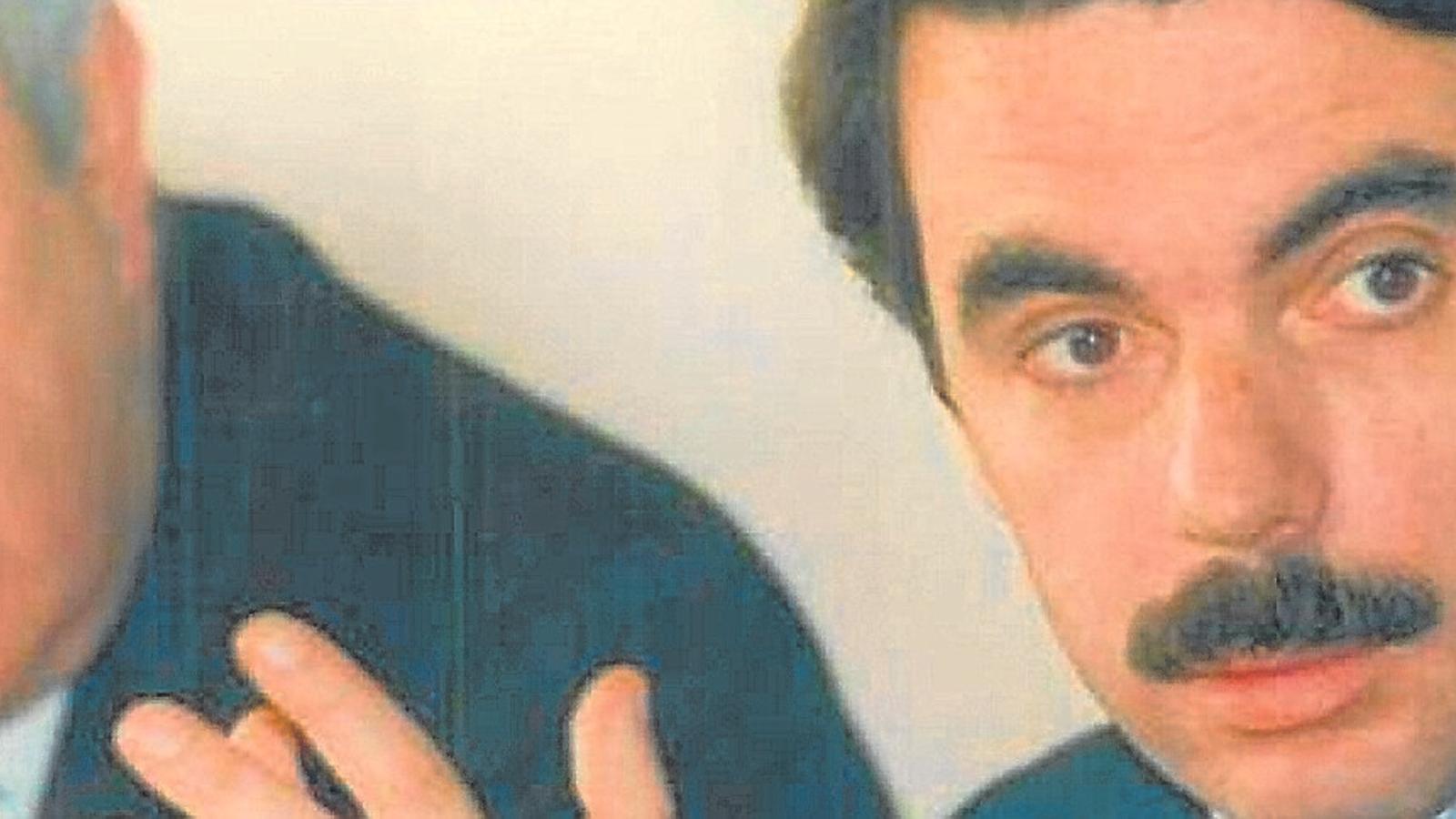 Gabriel Cañellas i José María Aznar.