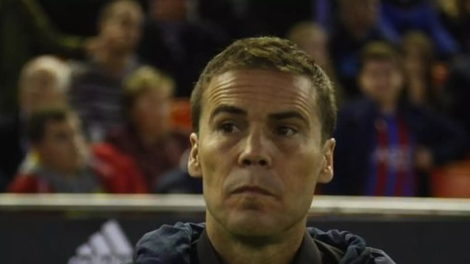 El nou tècnic del Llevant, Rubi, a Mestalla / LALIGA