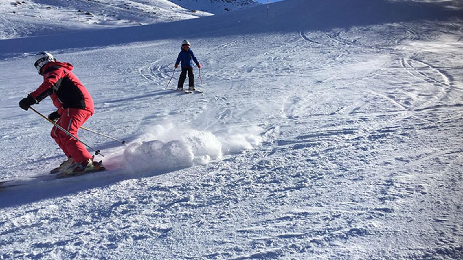 Esquiadors a Vallnord / VALLNORD