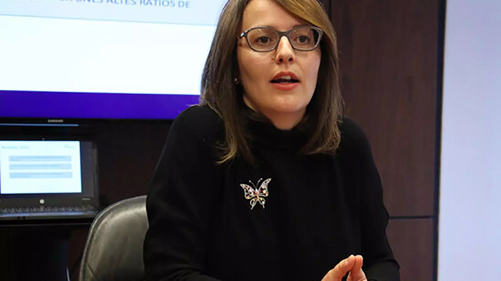 La directora d'Andorran Banking, Esther Puigcercós. / ANA