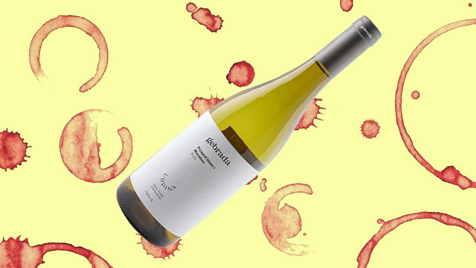 A bottle of Gebrada white.