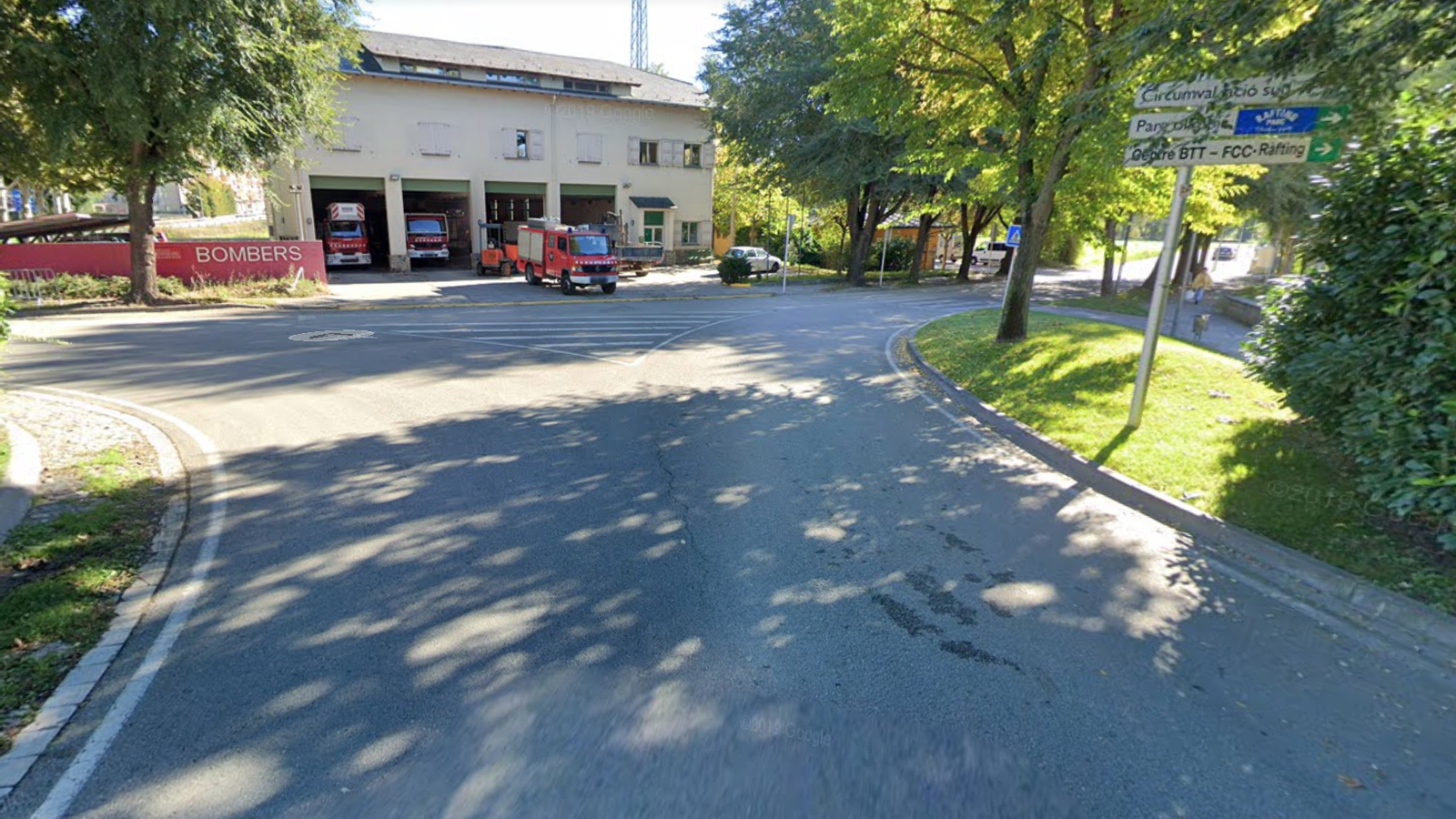 La zona de Bombers de la Seu d'Urgell. / GOOGLE STREET VIEW