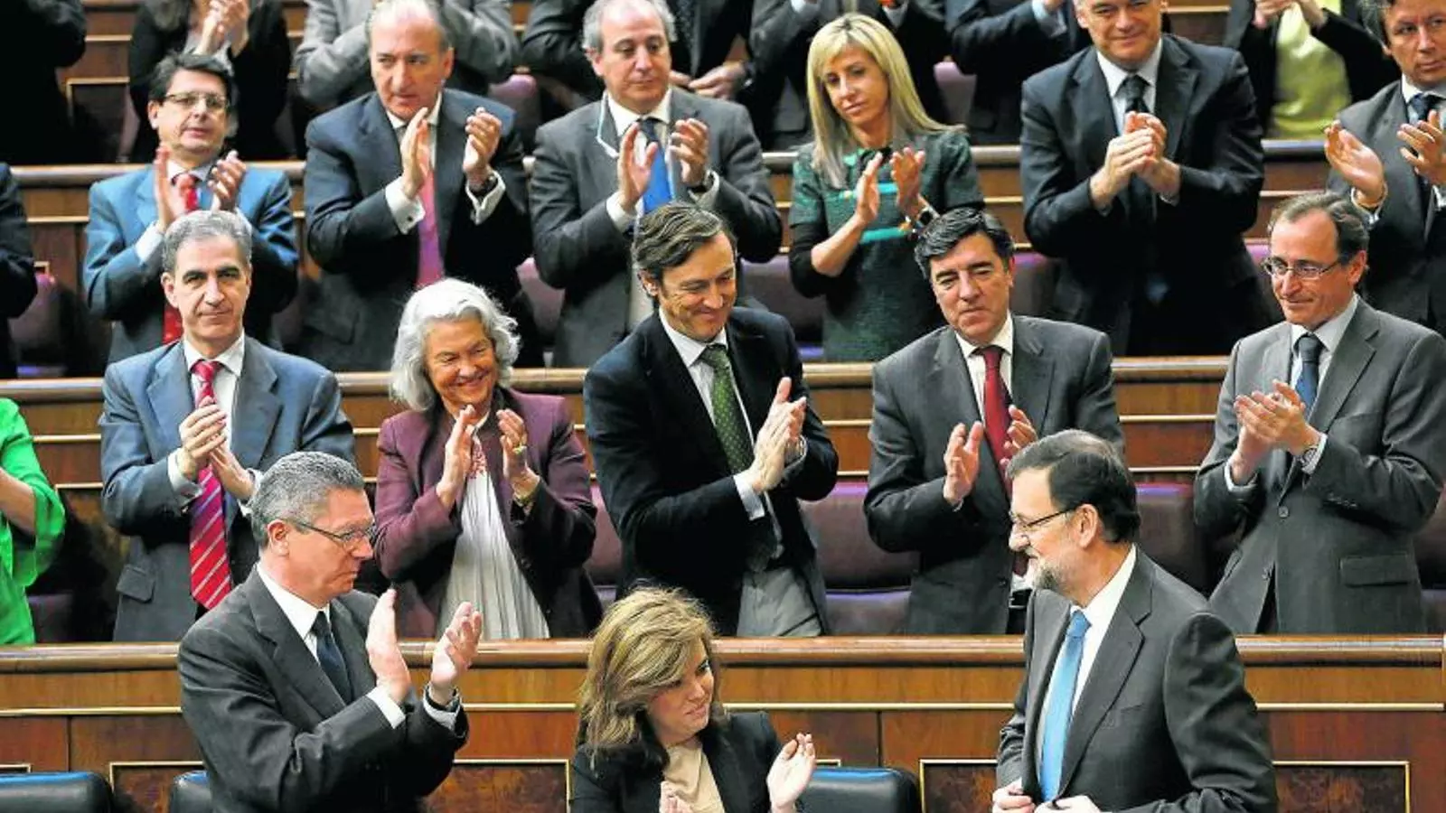 SENSE FISSURES Ningú al PP esmena l’estratègia de Rajoy amb el procés català.