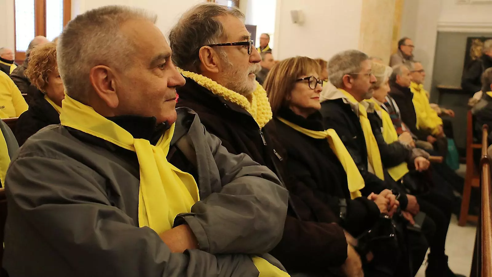 Avis i Àvies per la Llibertat ahir al ple de l’Ajuntament de Reus.