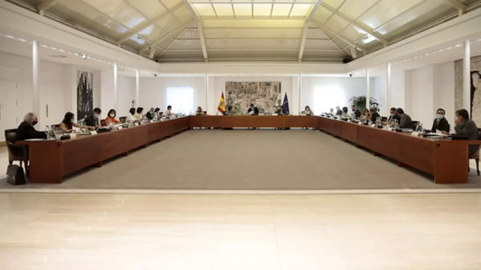 Imatge d'arxiu d'una reunió del consell de ministres