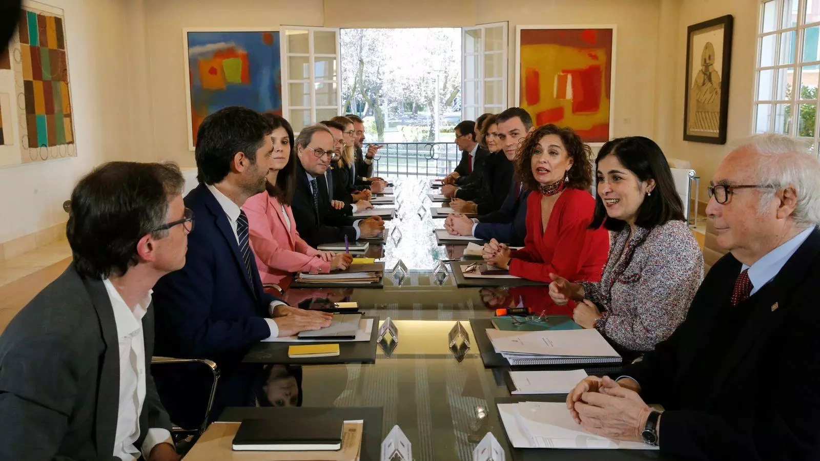 La mesa de diàleg a la Moncloa