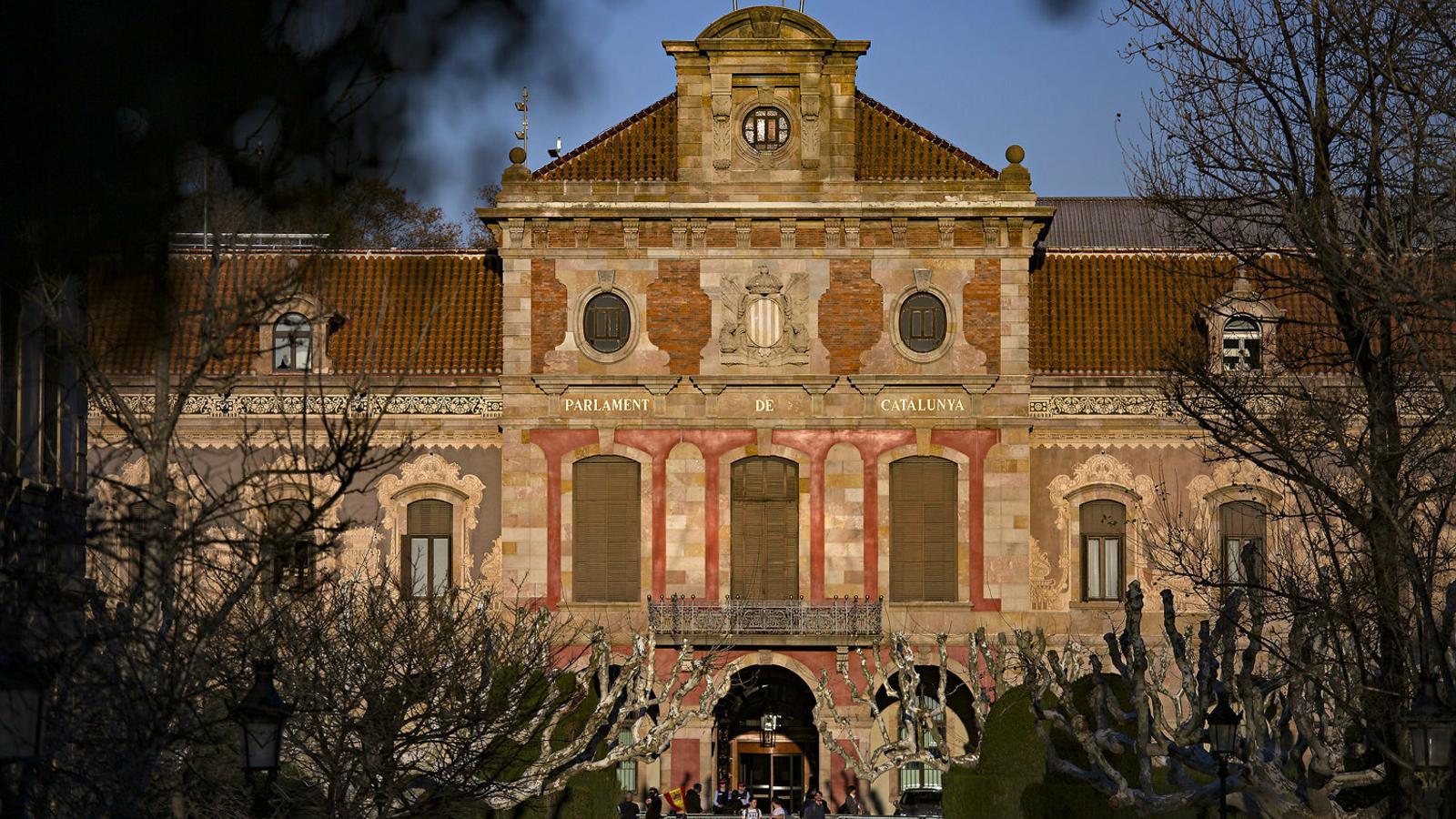 Imatge de archivo de la fachada del Parlamento  de Cataluña.