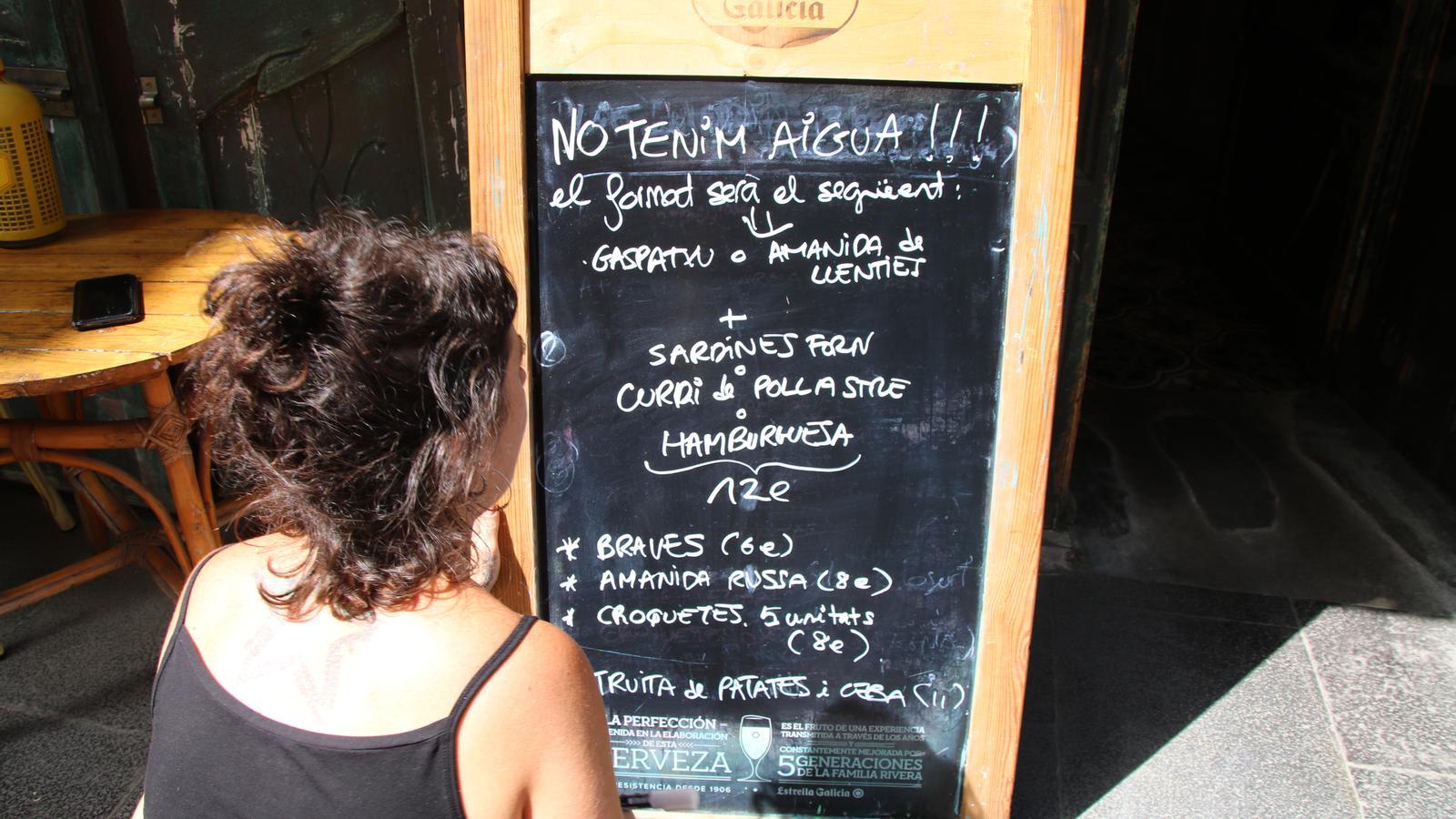 A breakdown leaves La Bisbal d'Empordà without a water supply