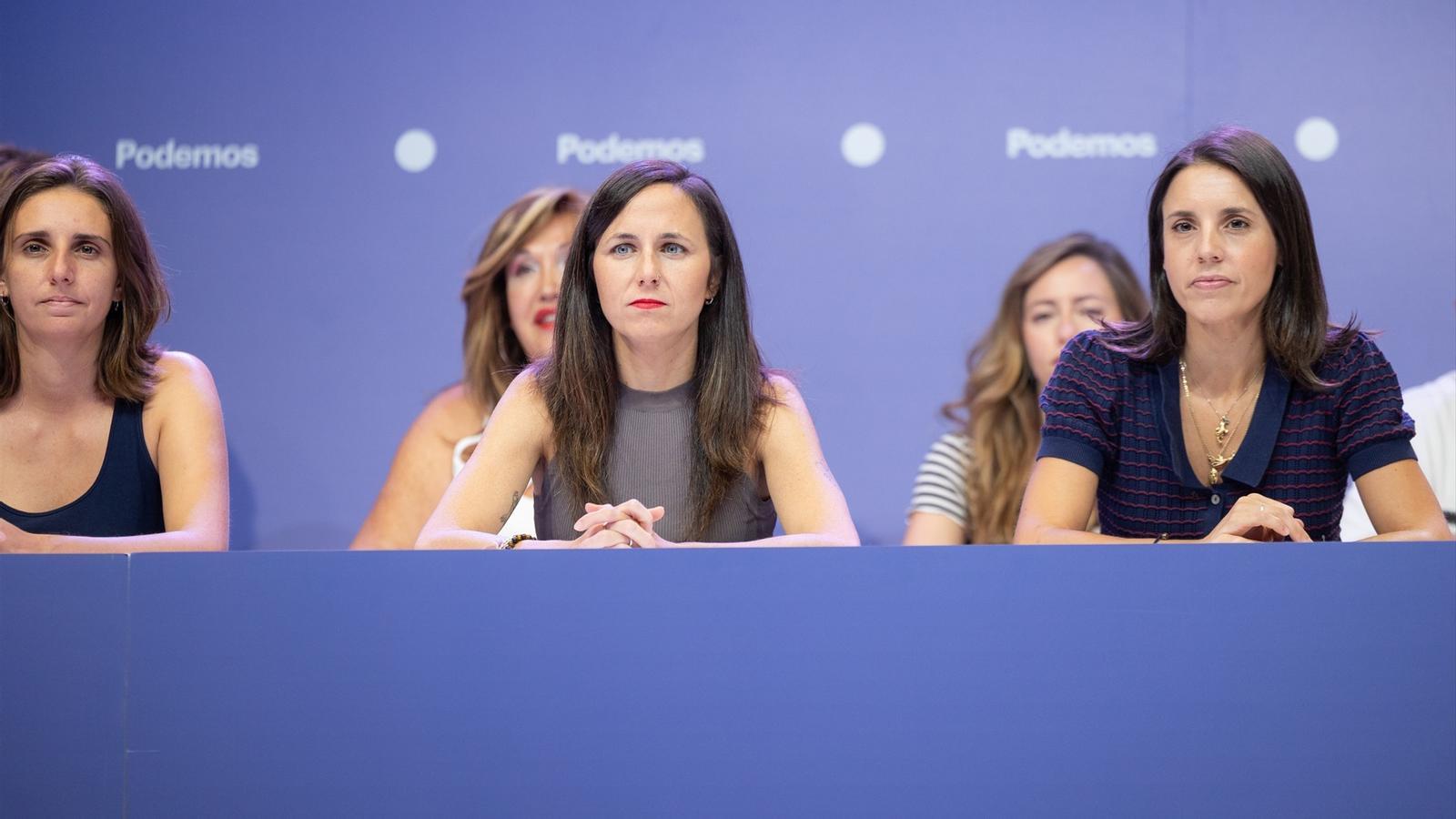 Belarra, este sábado en la reunión del partido
