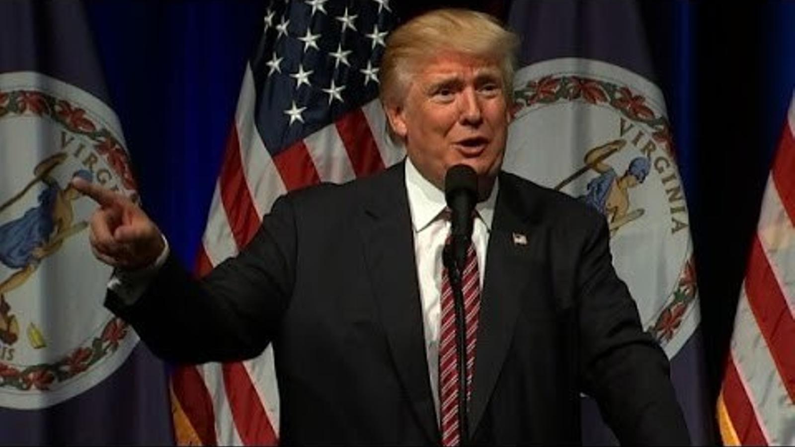 Donald Trump a una mare: "Emporti's el nano d'aquí"