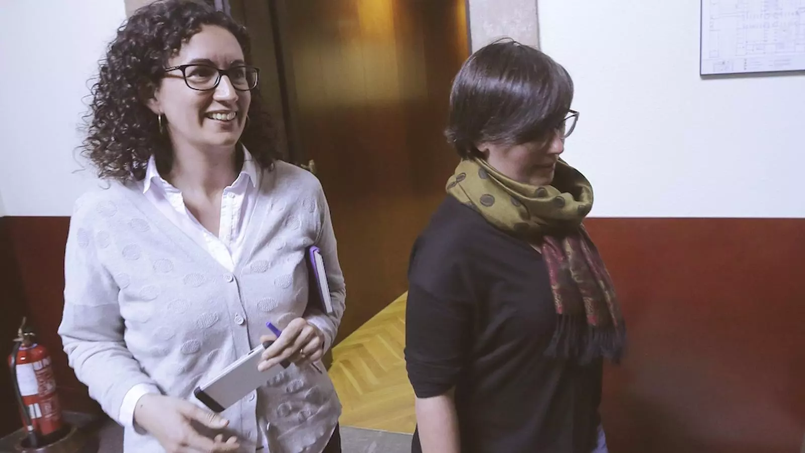 Marta Rovira (JxSí) i Mireia Boya (CUP), aquesta tarda la Parlament