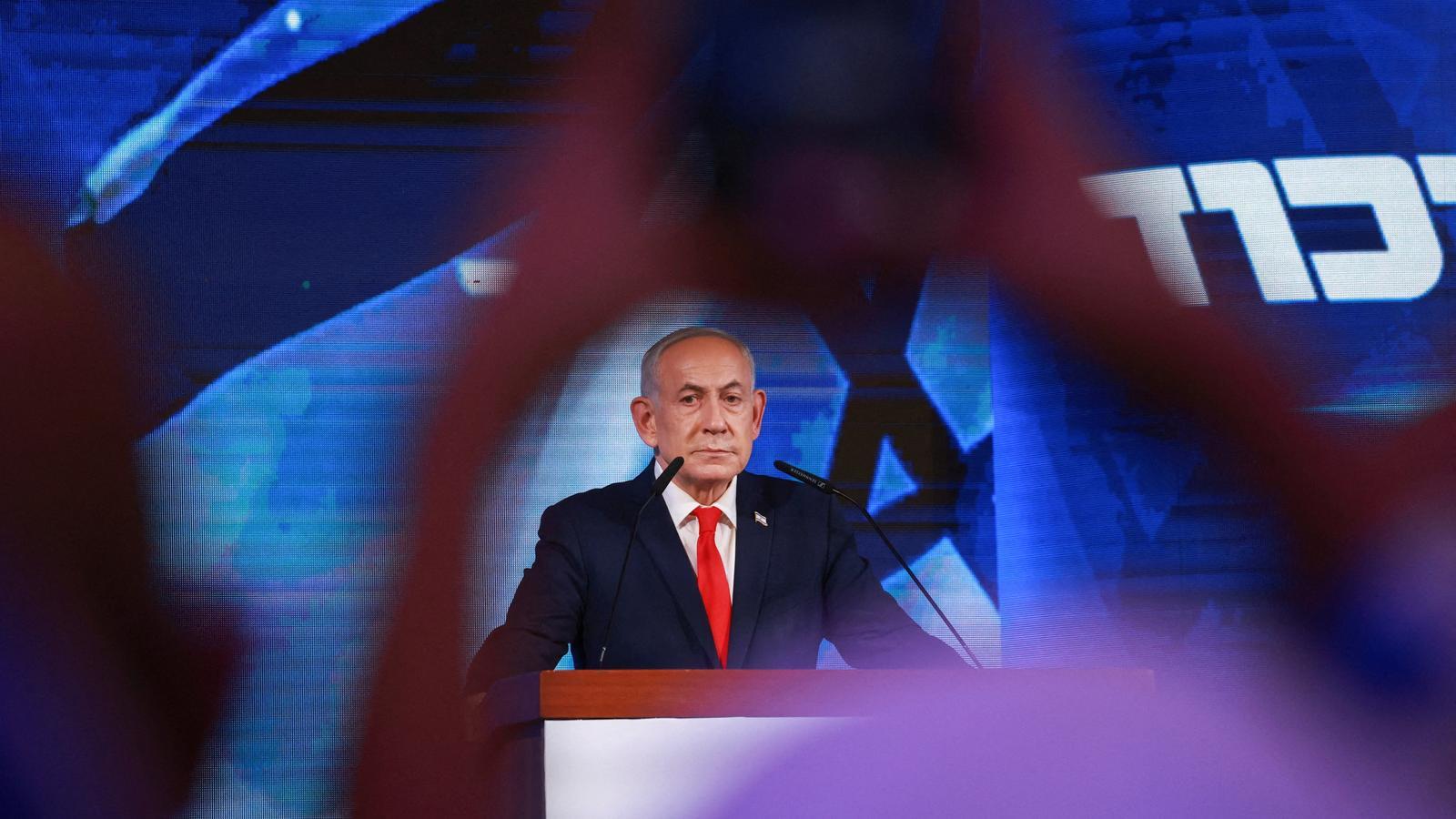 The Israeli prime minister and leader of the Likud party, Benjamin Netanyahu during the day of Israel's national elections, in Jerusalem, on October 28, 2026.