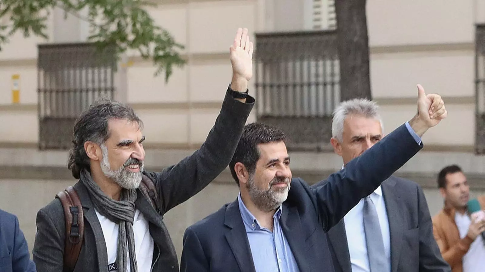 Jordi Cuixart i Jordi Sànchez són a la presó des del 16 d’octubre.