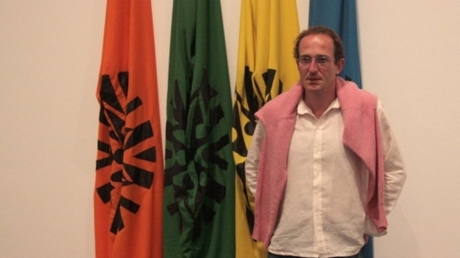 El col·leccionista Philippe Méaille al Macba el 2011