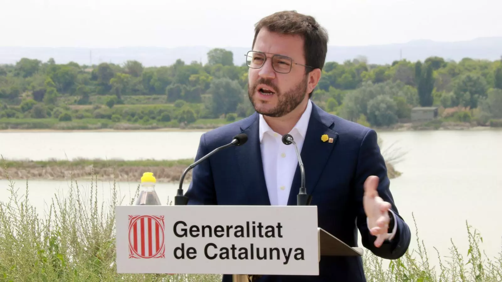 Aragonès, aquest dissabte a l'Estany d'Ivars i Vila-sana