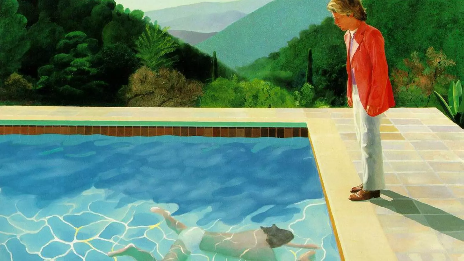 Una de les famoses piscines pintades per David Hockney