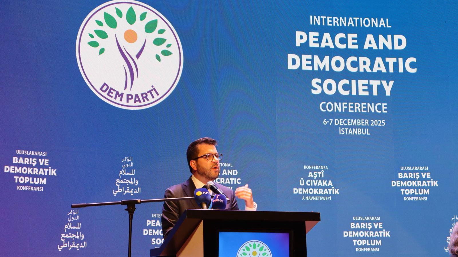 Former president Pere Aragonès, at the event in Istanbul.