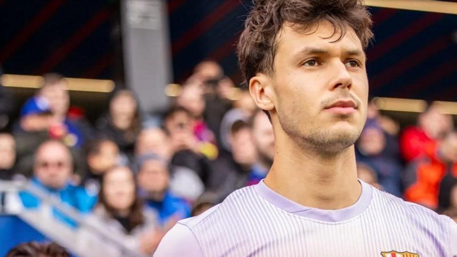 The blaugrana goalkeeper Diego Kochen, on loan to Danish Lyngby