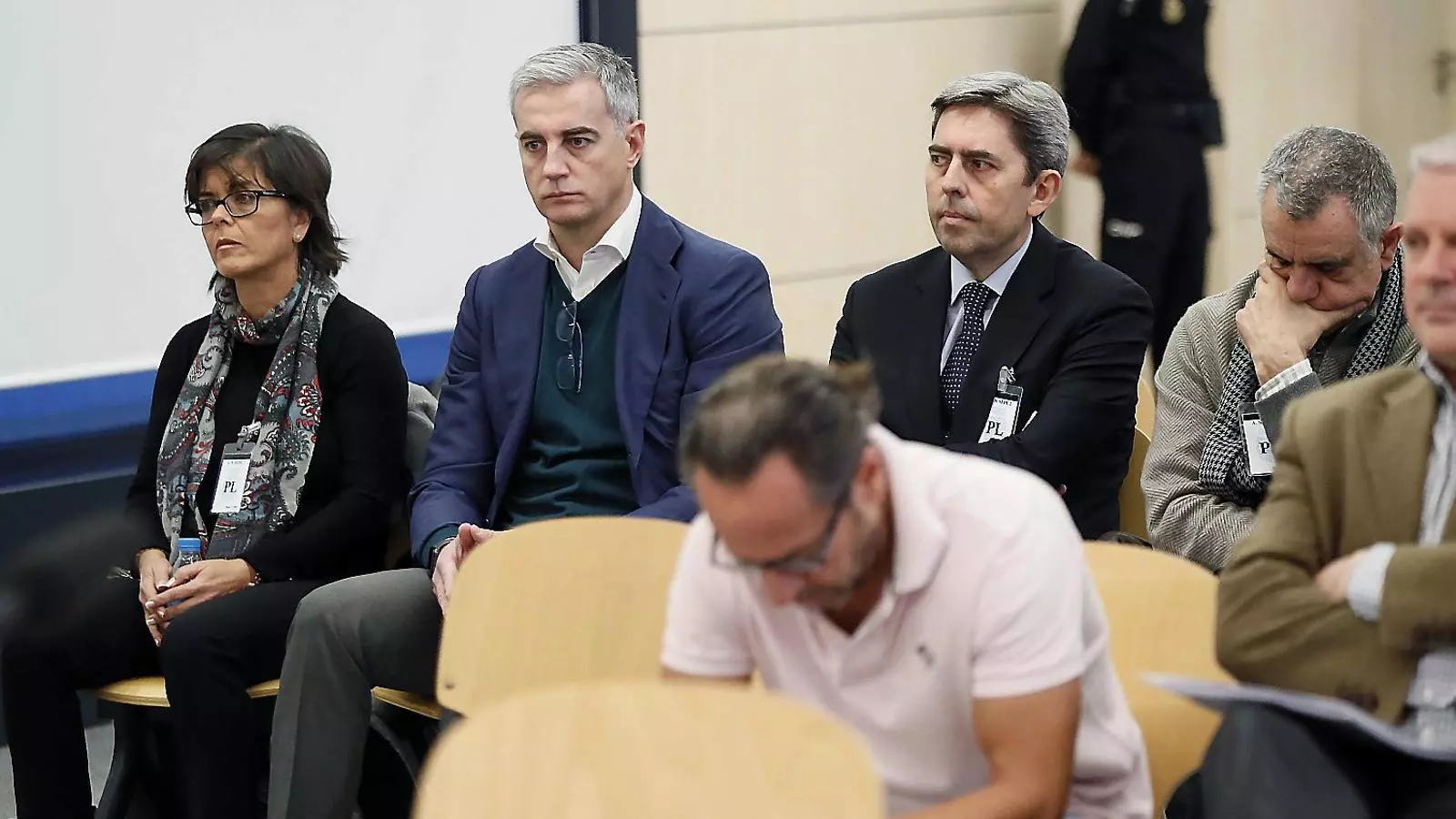 Imatge del judici a la cúpula del PP valencià per finançament irregular.