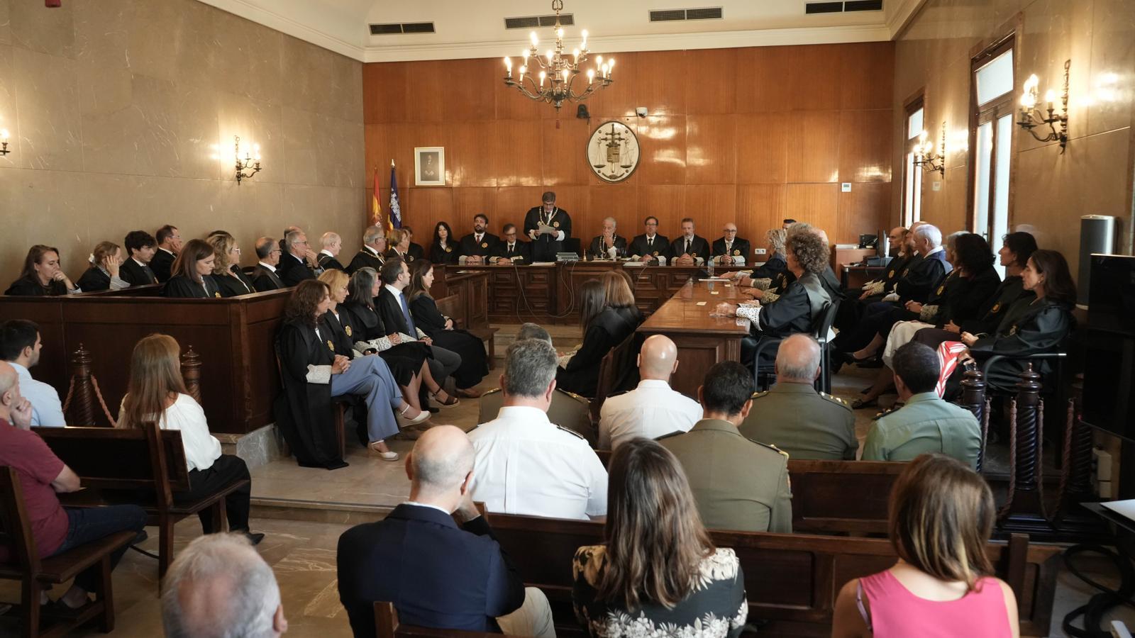 Opening act of the judicial year at the Palace of Justice in Palma