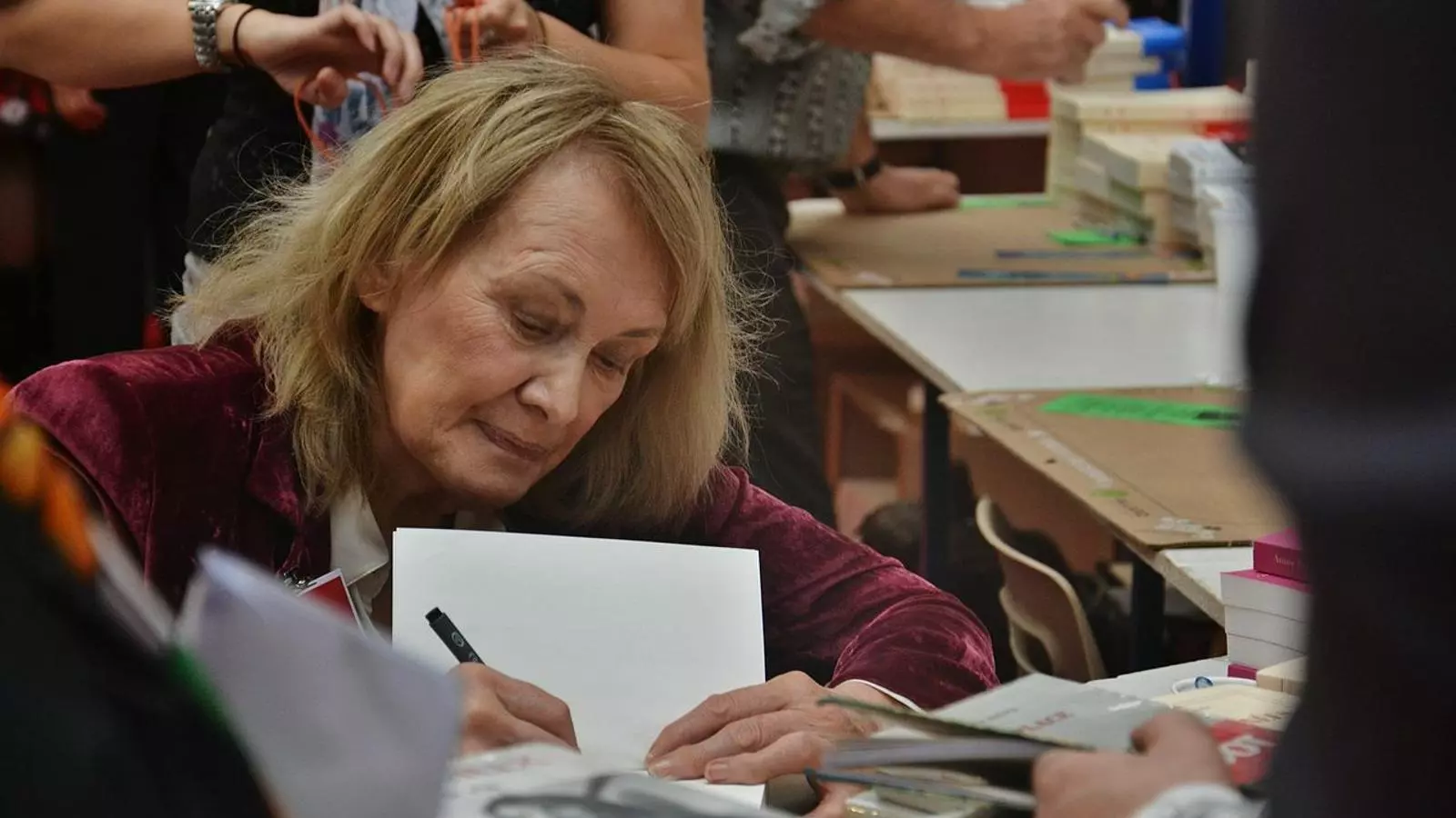 Annie Ernaux, premi Formentor 2019, a la fira del llibre de Brive-la gaillarde