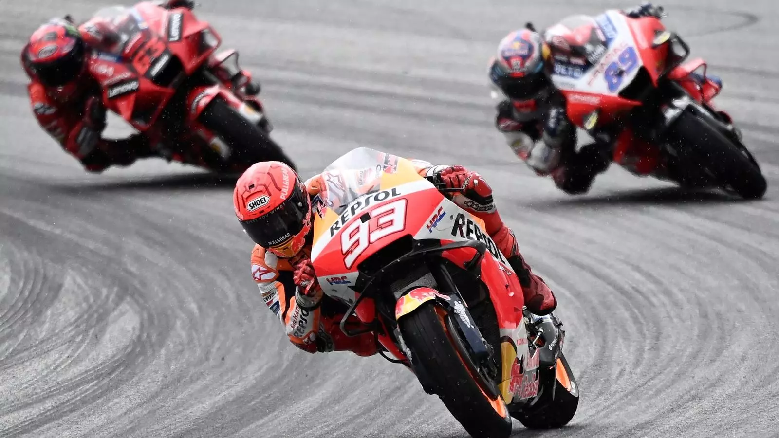 Marc Márquez durant la cursa