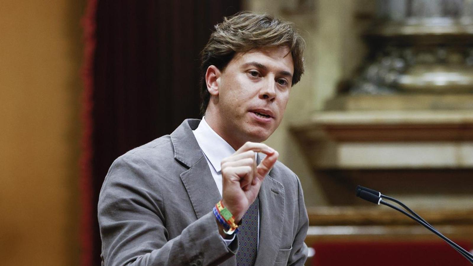 The Vox deputy in the Parliament Alberto Tarradas.