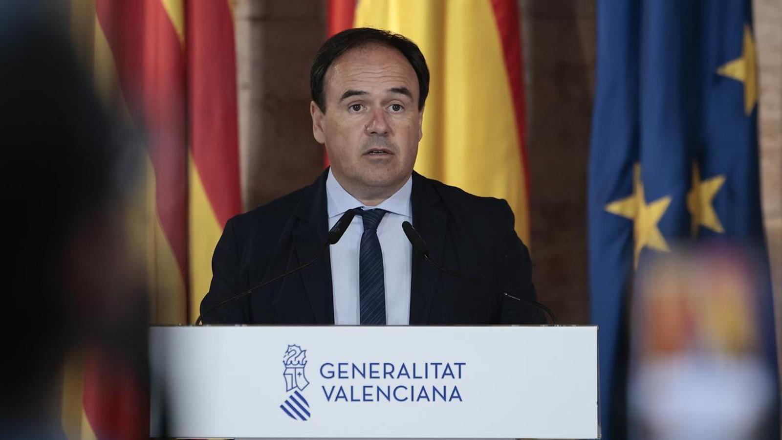 The President of the Generalitat, Juanfran Pérez Llorca.
