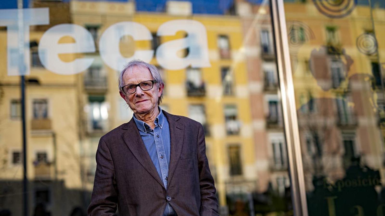 Filmmaker Ken Loach in a file photo in Barcelona.