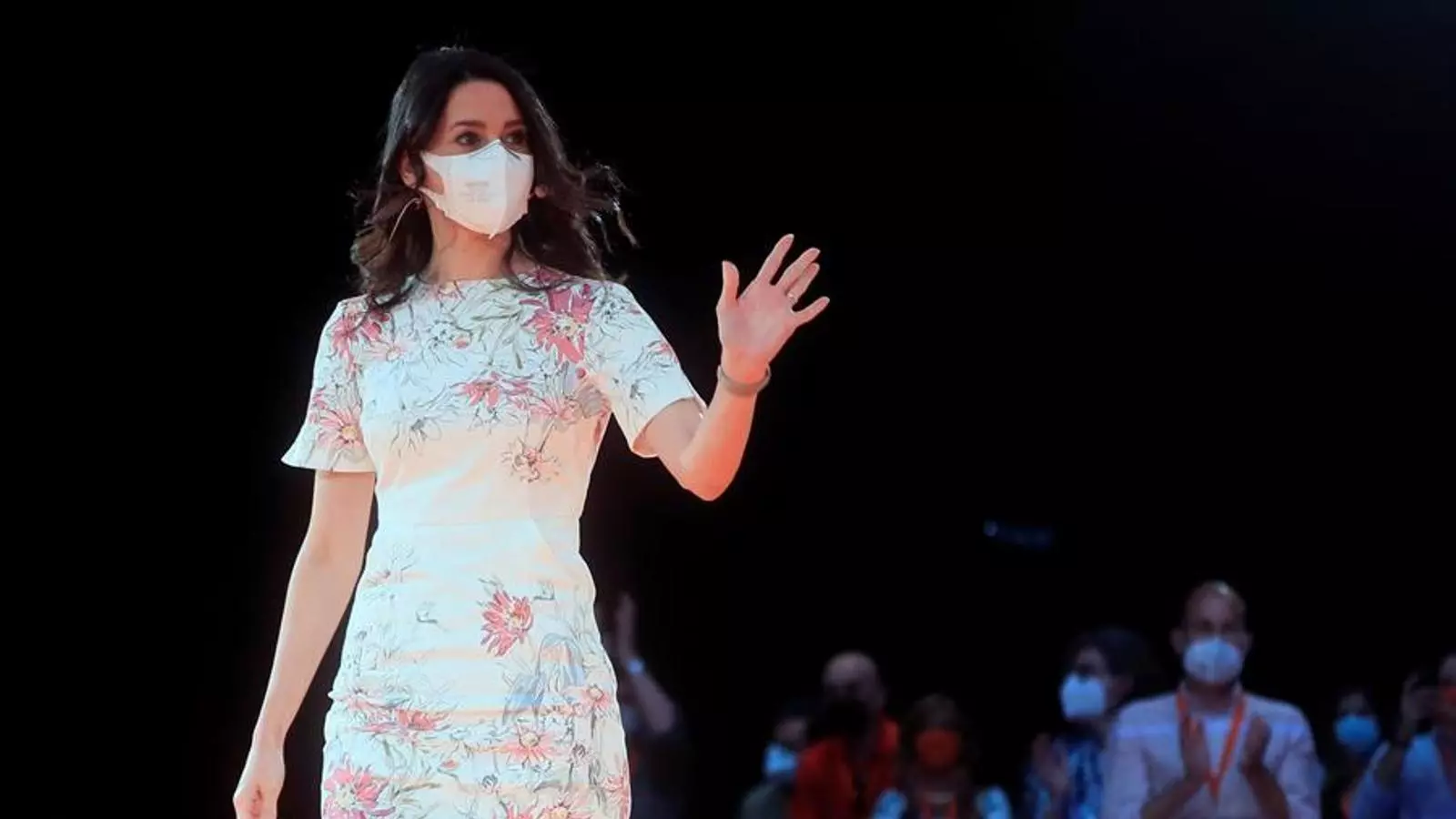 Inés Arrimadas abans de la seva intervenció en la convenció de Ciutadans