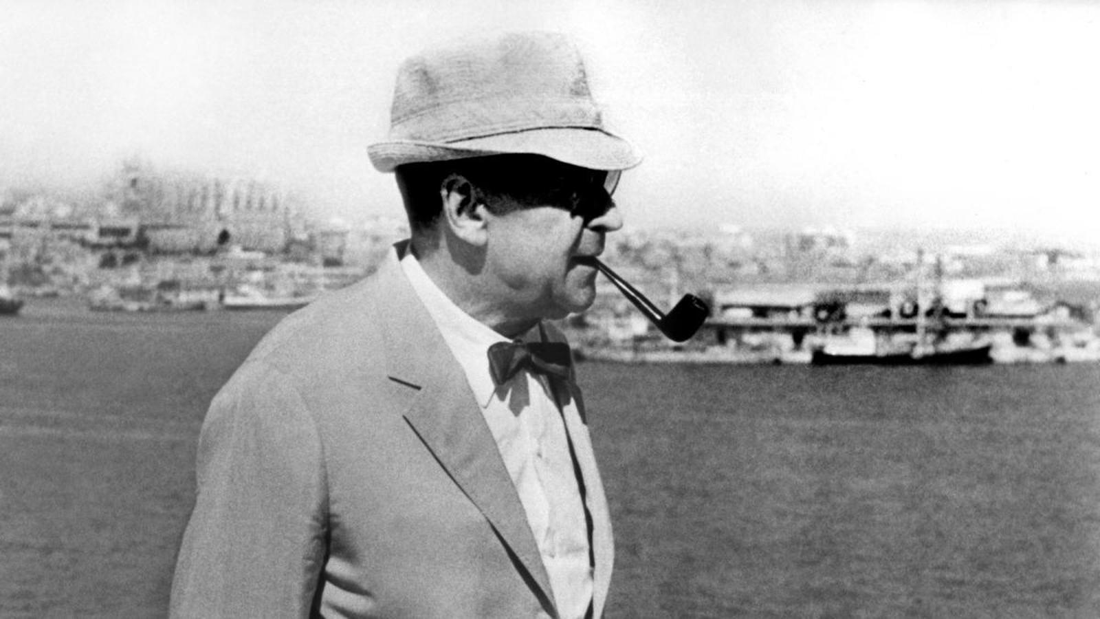 Georges Simenon in an archive image.