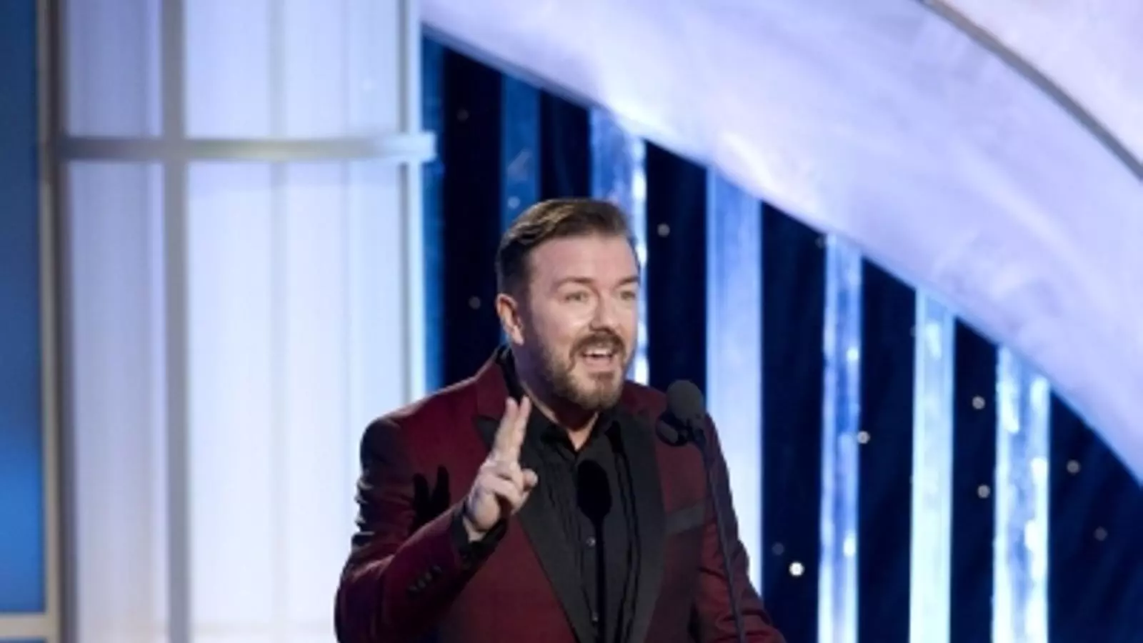 Ricky Gervais a la cerimònia dels Globus d'Or
