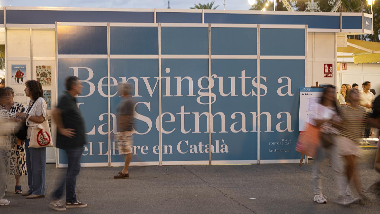 An image of this year's edition of the Catalan Book Week