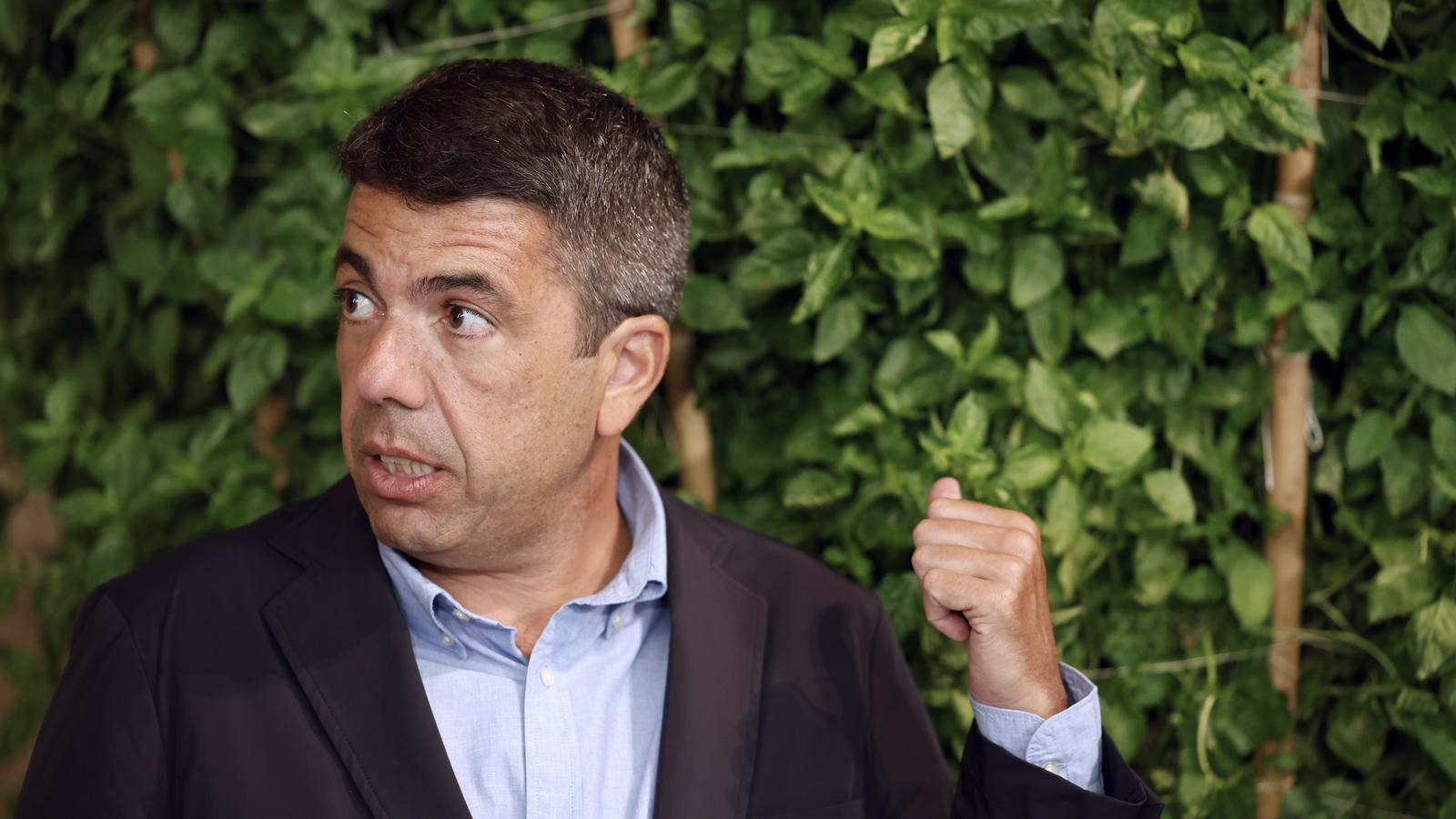 Carlos Mazón at the August Festival in Bétera, Camp de Túria