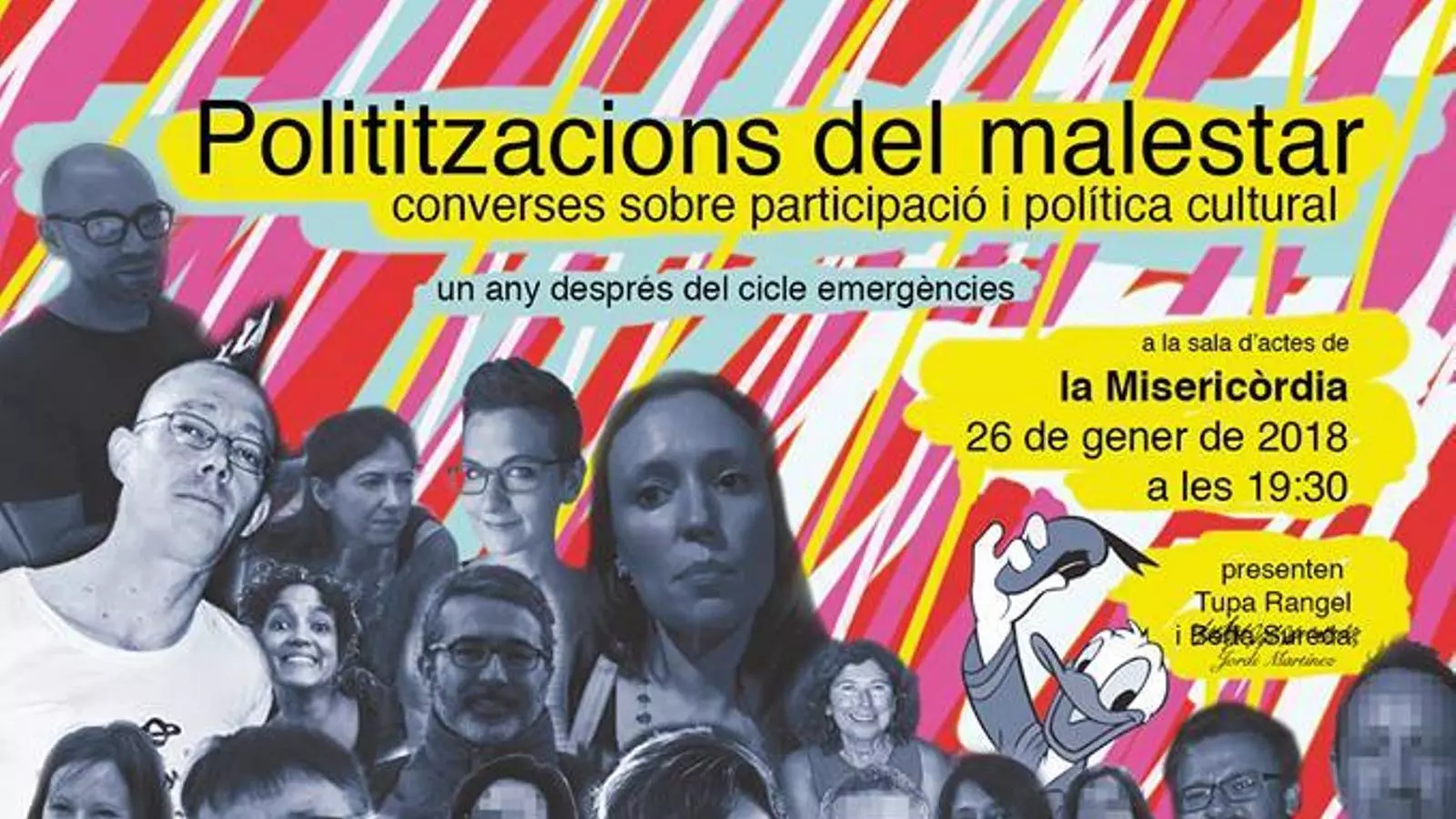 Cartell de 'Polititzacions del malestar'.