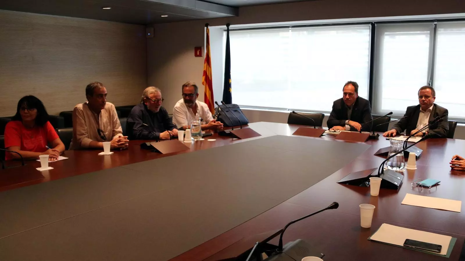 La reunió d'avui al departament de Treball entre el comitè i la direcció d'Eulen