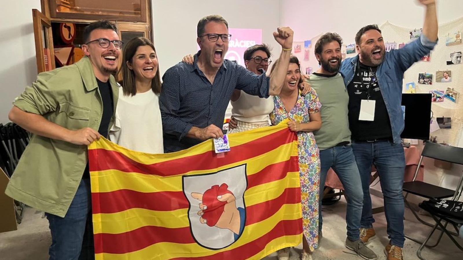 Bild von als Més-Esquerra die Wahlen in Manacor im Jahr 2023 gewann.