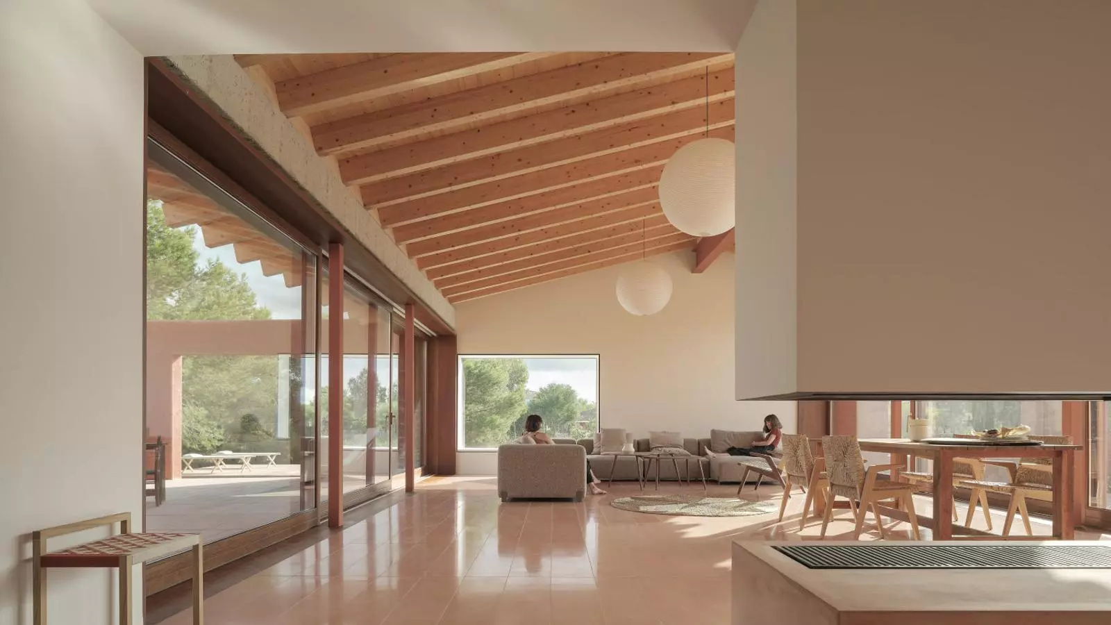 Lover’s house Isla Architects Santa Maria del Camí, Mallorca Viure en un entorn verd i vermellós