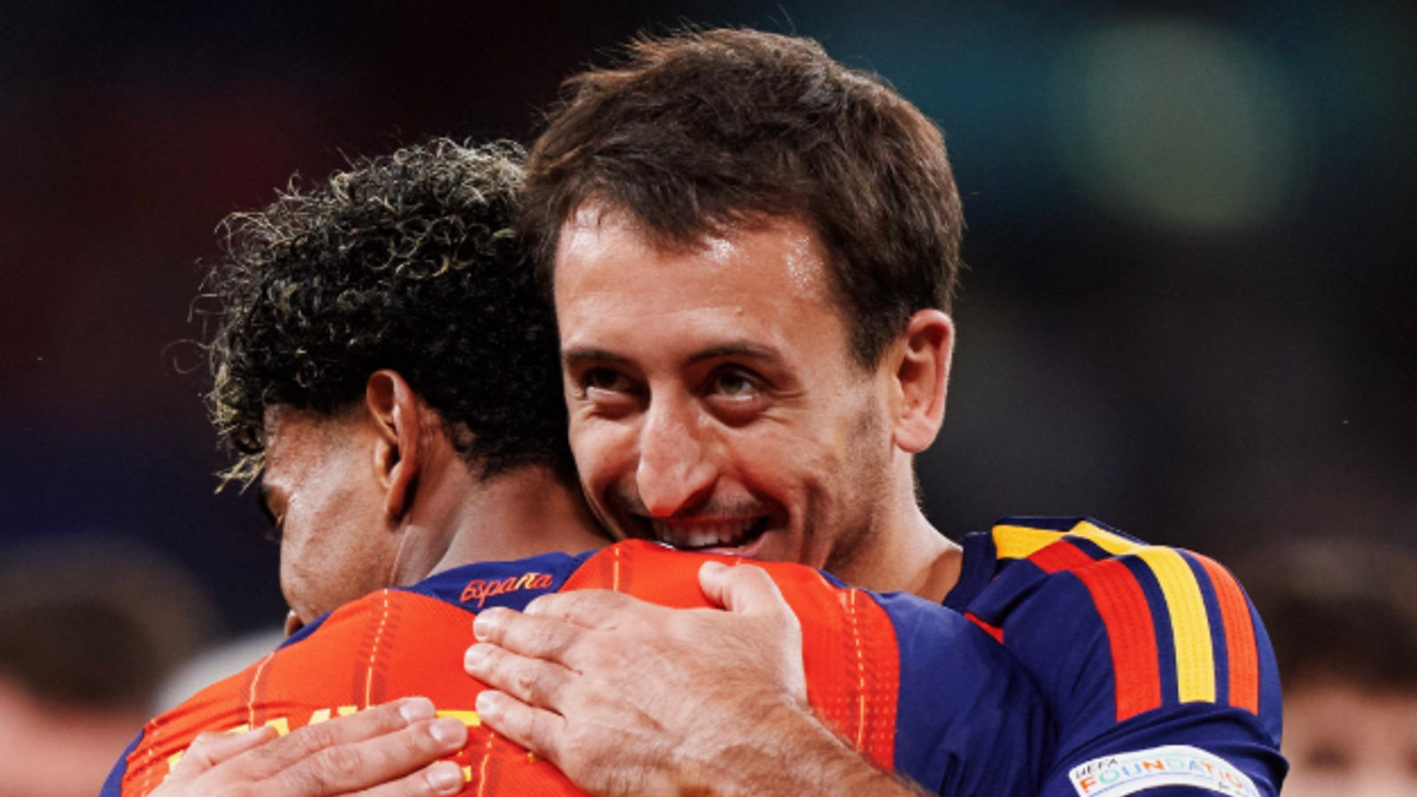Lamine Yamal and Mikel Oyarzabal