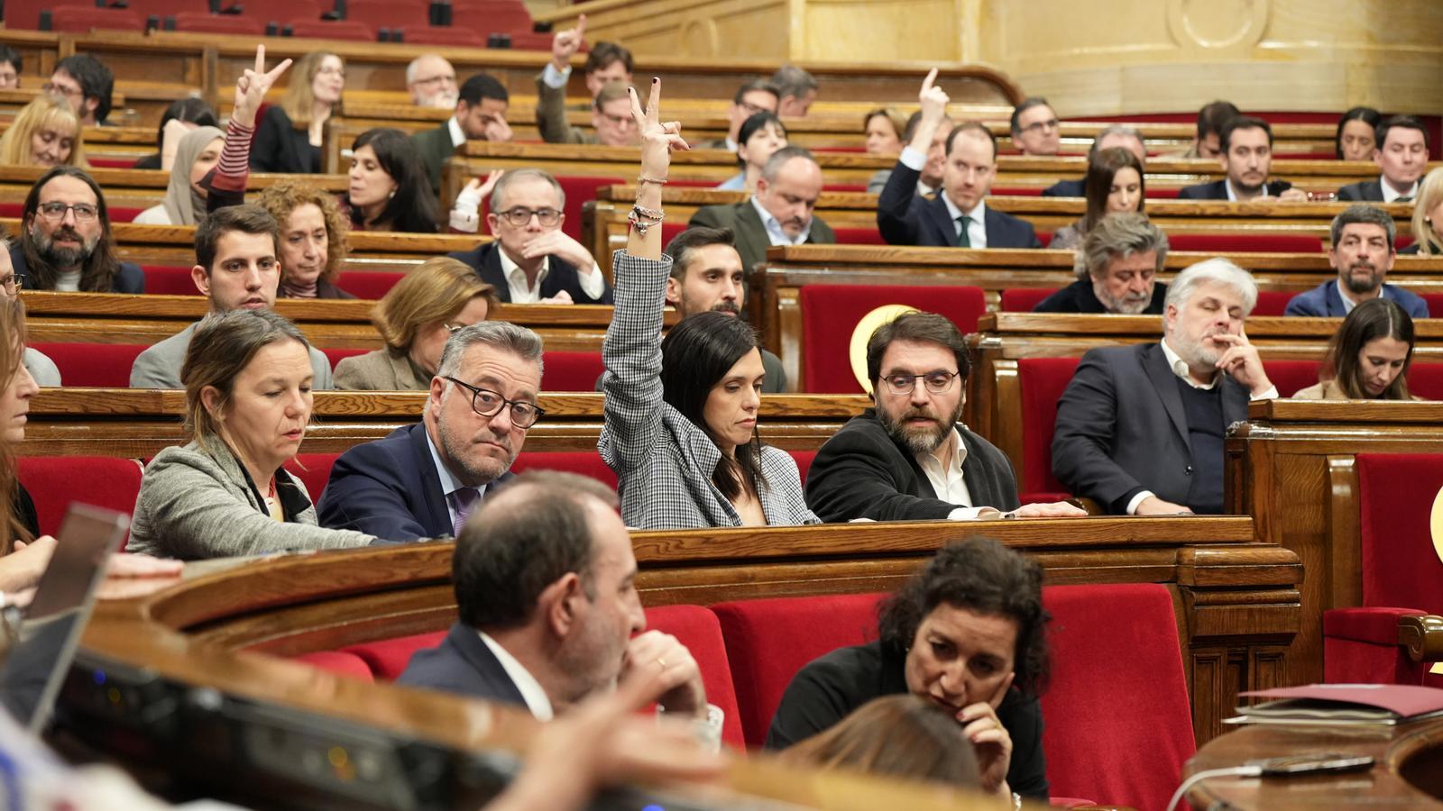 El pleno del Parlamento de este jueves.