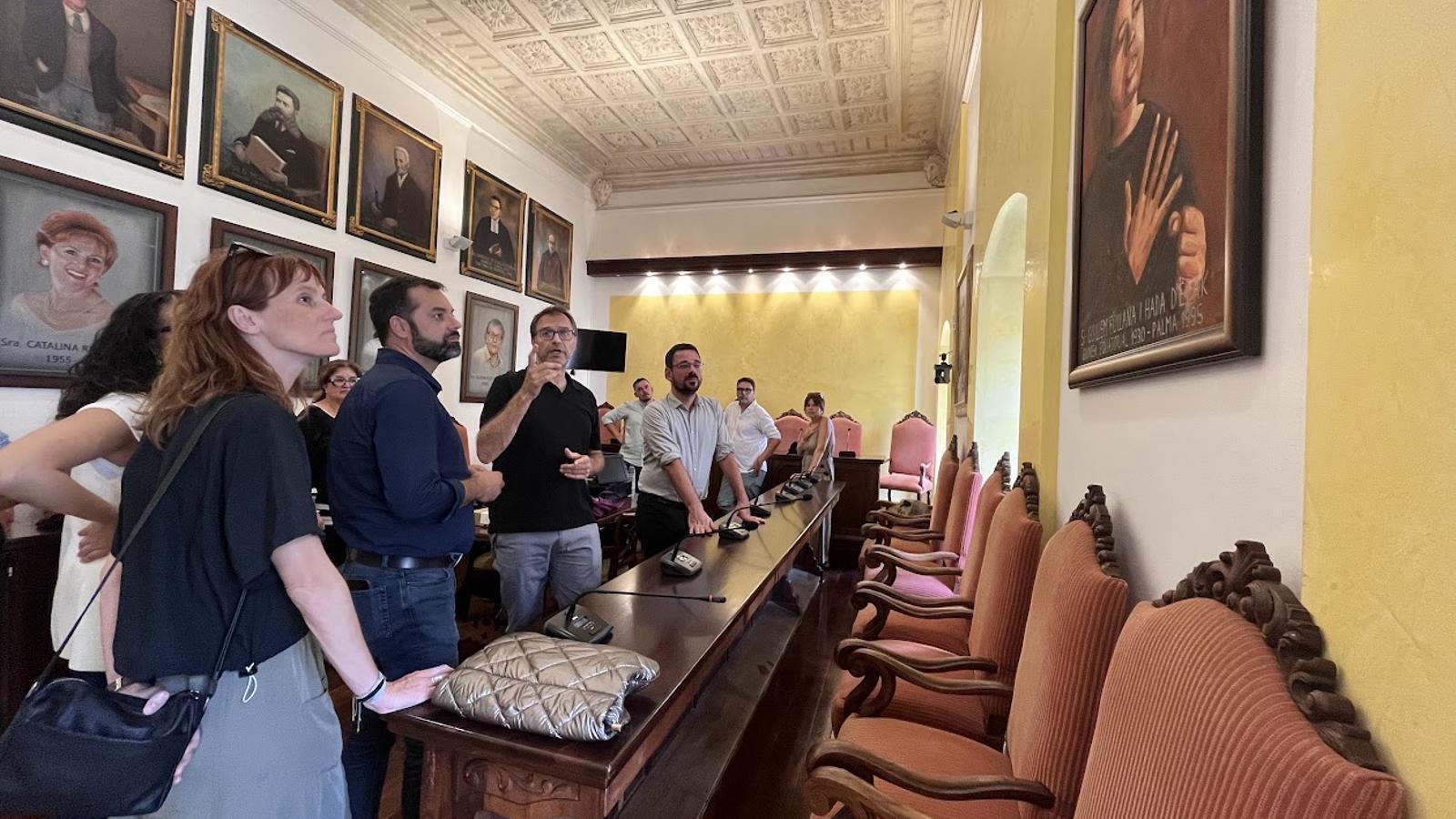 A moment of the meeting.