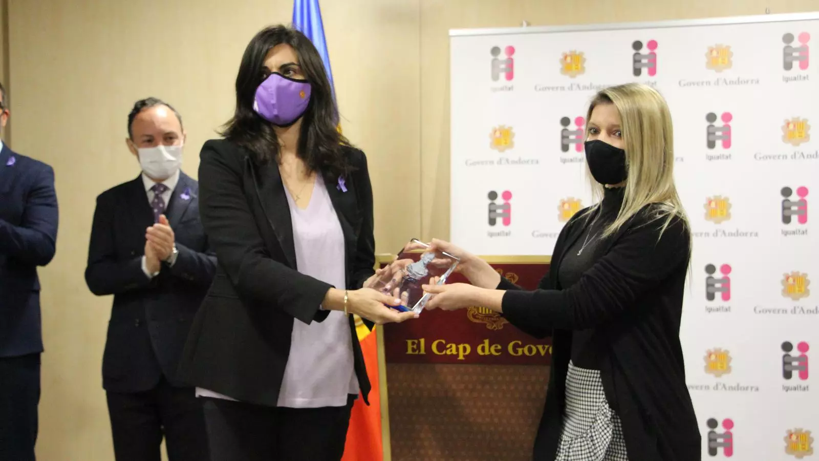 Entrega del guardó Olympe de Gouges 2021 a l'empresa Laboralis – Seguretat i Salut en el Treball.